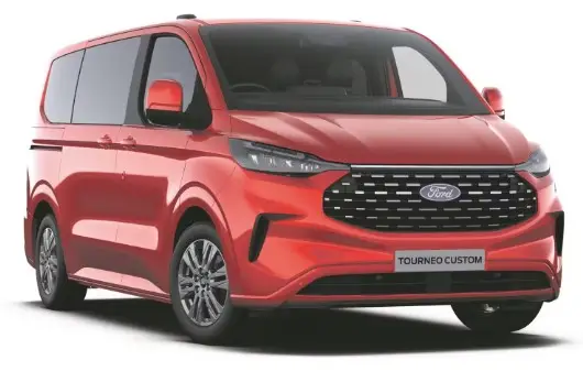 Ford Tourneo Custom 12/24 mit Plugin Hybrid ein Elektrofahrzeug